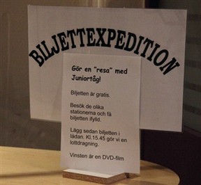 Juniortåg - biljettexpedition